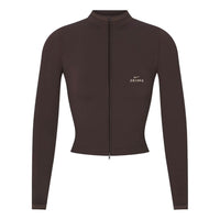 (WMNS) Nike x SKIMS Ribbed Seamless Zip Up Crop Jacket 'Phoenix' TPLSL11145W-PHR