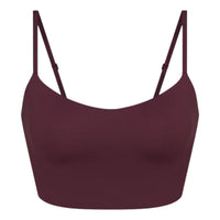 (WMNS) Nike x SKIMS Matte Cami Longline Bra 'Currant' BRSPT5115-CUR
