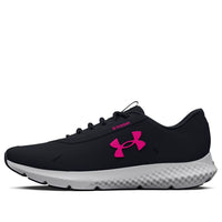 (WMNS) حذاء Under Armour Charged Rogue 3 Storm 'Black Pink' 3025524-002