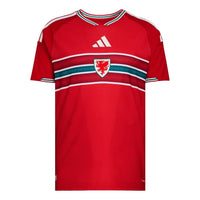 adidas Wales 26 Home Authentic Jersey 'Better Scarlet' KC2959