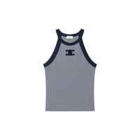 CELINE SS25 Camisole Women's Blue White Stripes