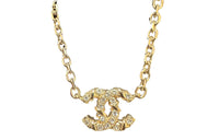 CHANEL Necklaces Unisex Gold