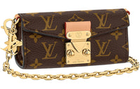 LOUIS VUITTON Cruiser Series Monogram Canvas Handheld Shoulder Bag Storage Bag Women's Brown