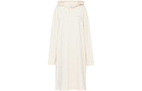 PRADA Triangle-Logo Drawstring Hooded Dress