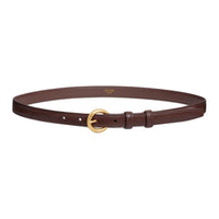 CELINE BC-10 18mm Belt In Taurillon Leather