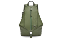 LOEWE Cow Leather With Fabric Backpack Trumpets Men's Forest Green