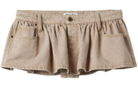 MIU MIU Low rise Denim Miniskirt