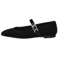 HERMES Jane Mary Jane Shoes Women's Black