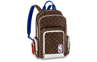 LOUIS VUITTON Leather Backpack Men's Brown