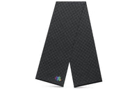 LOUIS VUITTON Wool Knit Scarf Men's Black