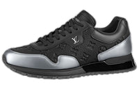 LOUIS VUITTON Run Away Low-Top Casual Shoes Men's Black Silver