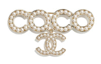 CHANEL Brooches Unisex Gold