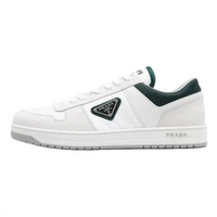 PRADA Prada Downtown Low-Top Skateboard Shoes Men's Gray White