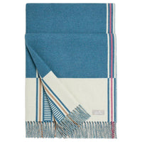 HERMES Shawls Unisex Blue White