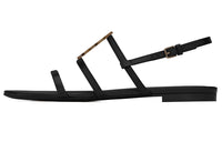 SAINT LAURENT Cassandra Flat Sandals Women's