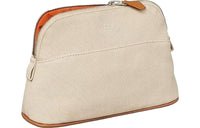 HERMES Bolide Canvas Canvas Bag Storage Bag Women's Natural