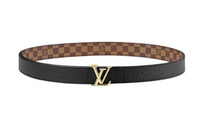 حزام لويس فيتون Lv Iconic 25 مم ذو وجهين