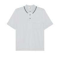 HERMES SS24 Polo Shirt Men's Misty White