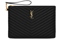 حقيبة كمبيوتر لوحي مبطنة من SAINT LAURENT Cassandre Matelassé