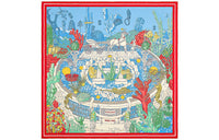 HERMES Silk Scarves Women's Multicolor