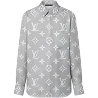 قميص LOUIS VUITTON FLIGHT MODE FW22 نسائي رمادي