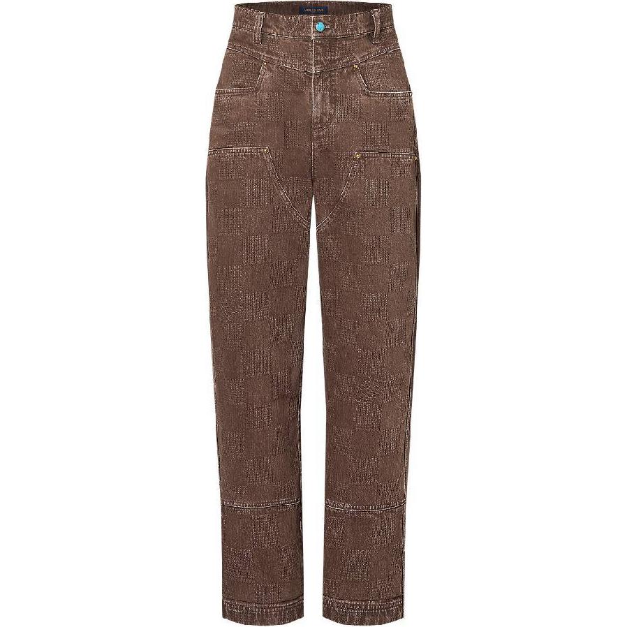 بنطلون جينز Damier Workwear من LOUIS VUITTON