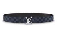 LOUIS VUITTON Lv Initiales Reversible Belt Damier Cobalt 40MM