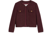 CELINE FW23 Jackets Coats Women's Burgundy