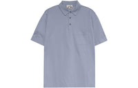 HERMES Polo Shirt Men's Sky Blue