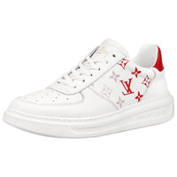 LOUIS VUITTON Beverly Hills Stylish Skateboarding Shoes Men's White Red