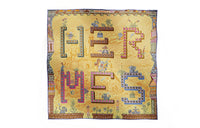 HERMES Silk Scarves Women's Yellow