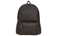 CELINE Cow Leather Backpack Medium Size Men's Black