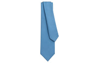 HERMES Ties Men Denim Blue