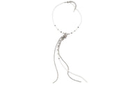 CHANEL Necklaces Women's Silver
