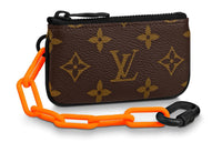 لويس فويتون Pochette Cles Monogram برتقالي بني