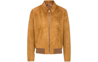 PRADA Leather Jackets Men Brown