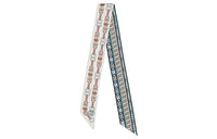 HERMES Mulberry Silk Silk Scarves Women's Beige