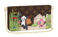 LOUIS VUITTON Felicie Pochette Monogram Vivienne Myosotis Blue