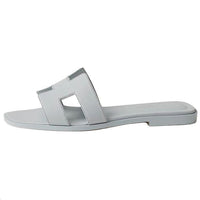 HERMES Oran Slide Slippers Women's Blue