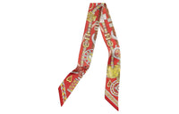 HERMES Silk Scarves Women's Red