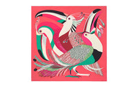 HERMES Silk Scarves Unisex Rose