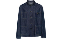 PRADA Denim Jacket Men's Dark Blue