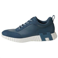 HERMES Bouncing Low-Top Casual Shoes Men's Blue