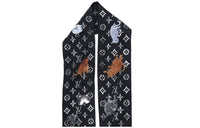 LOUIS VUITTON Scarves Unisex Black