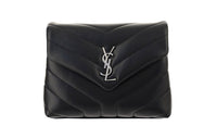 SAINT LAURENT Cow Leather Shoulder Bag Mini Women's Black