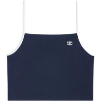 CELINE Triomphe Tank Top In Cotton Jersey
