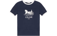 CELINE Regular T-Shirt Women's Blue
