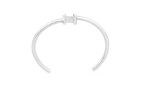 CELINE Brass Bangles Women's Silver
