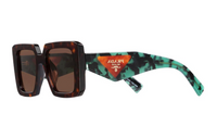 نظارات شمسية PRADA Eyewear Symbole بإطار كبير الحجم