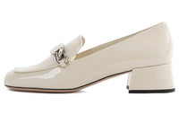 MIU MIU Chunky Heel High Heels Women's White
